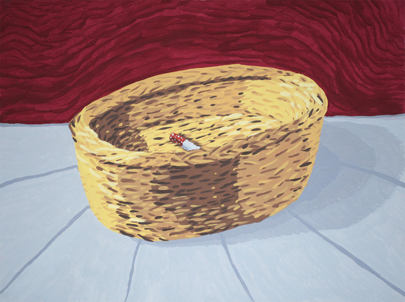 Illustration #21 from the original story by Joel Golombeck's -- 18in x 24in, tempera on watercolor paper