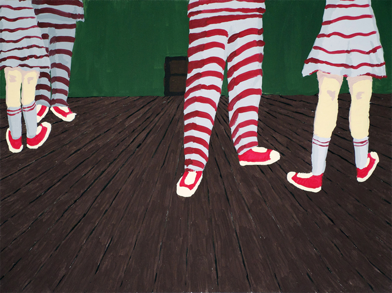 Illustration #9 from the original story by Joel Golombeck's -- 18in x 24in, tempera on watercolor paper